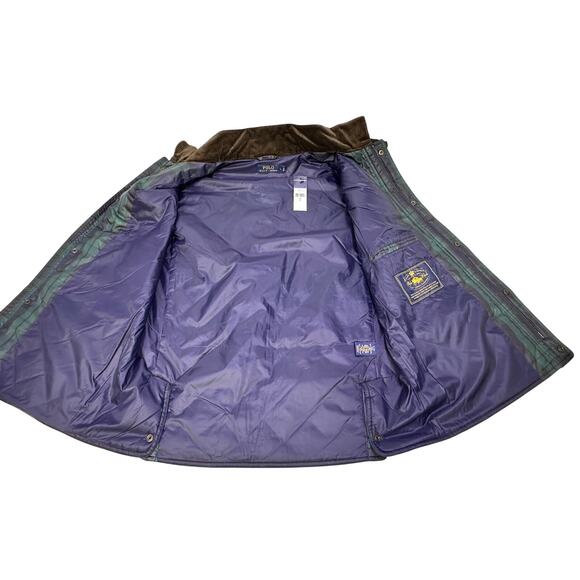 Ralph Lauren Polo Men's L Quilted Filled Blackwatch Plaid Vest Jacket Rare-NEW - Picture 7 of 14